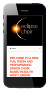 Eclipse Choir Mobile site